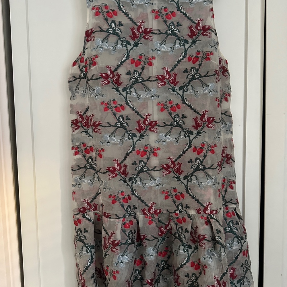 Erdem strawberry Nena dress - Picture 9 of 9